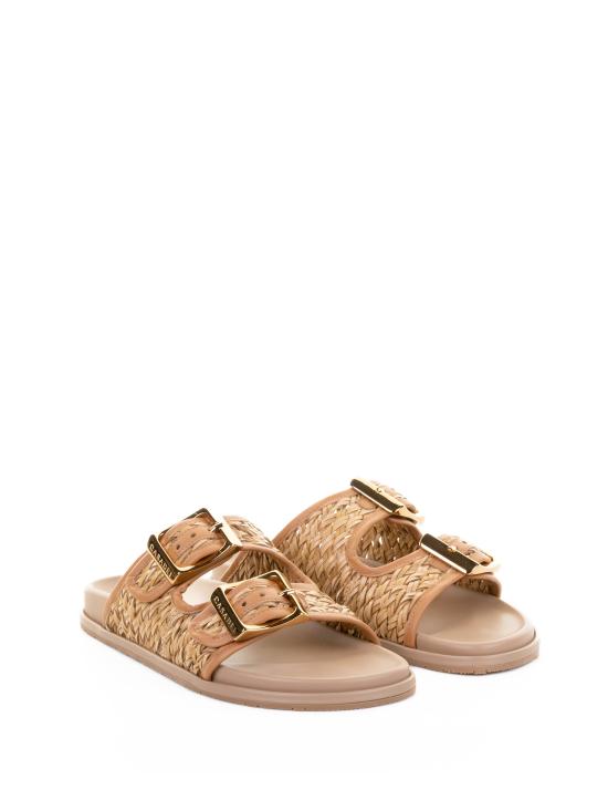 25SS 카사데이 샌들 2M473J0201 C27992804BRONZO NATUR CUOIO - CASADEI