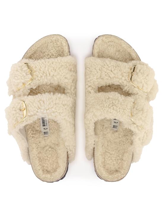  버켄스탁 샌들 1023130 SHEARLING TEDDYEGGSHELL - BIRKENSTOCK