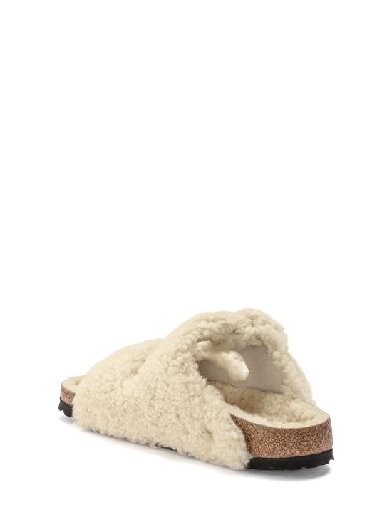 버켄스탁 샌들 1023130 SHEARLING TEDDYEGGSHELL - BIRKENSTOCK