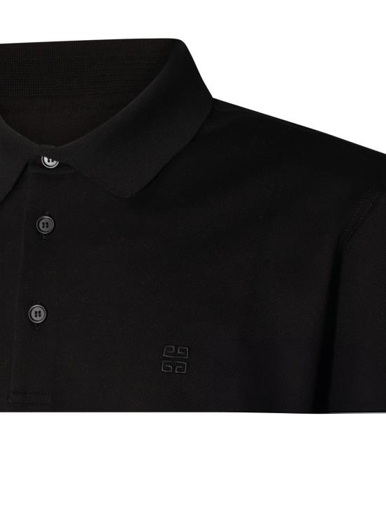  지방시 폴로 티셔츠 BM71KR3YCD 001 Black - GIVENCHY