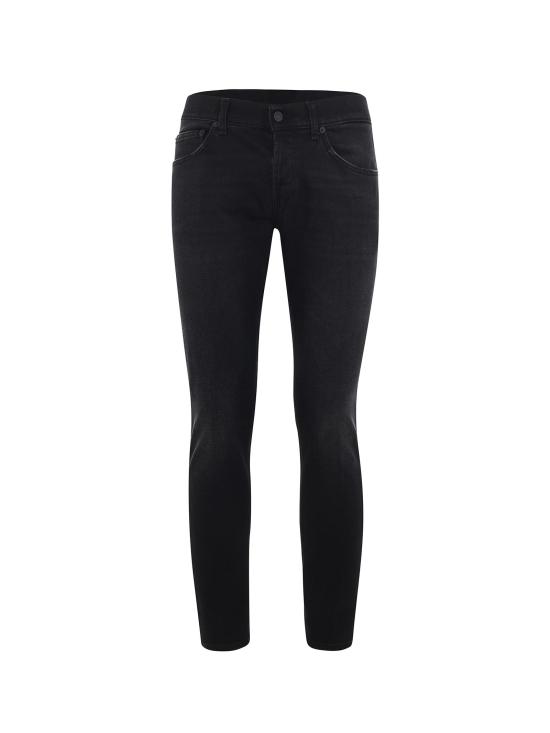  돈답 스트레이트 팬츠 UP168 DS0255999 Black - DONDUP
