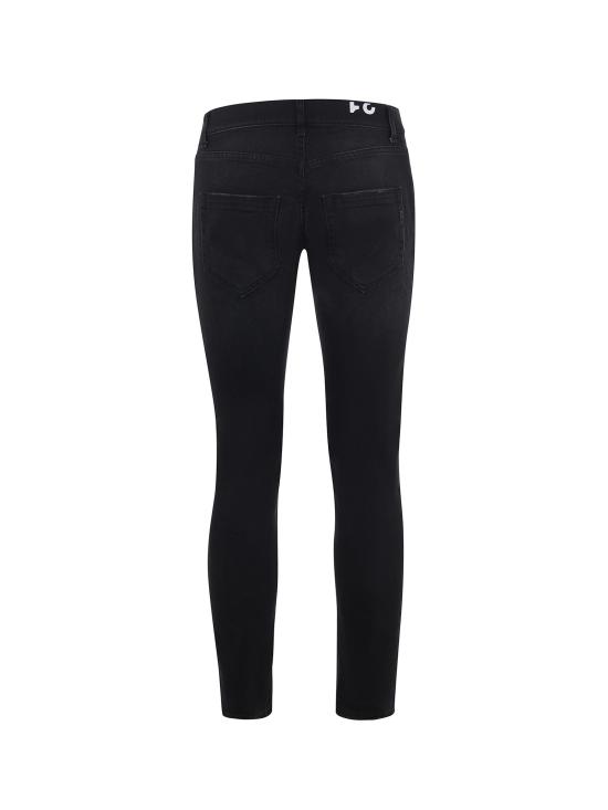  돈답 스트레이트 팬츠 UP168 DS0255999 Black - DONDUP