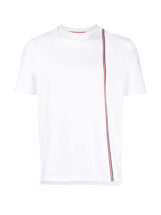  톰브라운 반팔 티셔츠 MJS252A J0138100 White