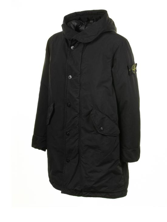 24FW 스톤 아일랜드 롱패딩 811570349 V0029 Black - STONE ISLAND