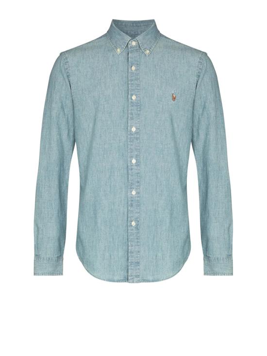 25SS 폴로 랄프로렌 클래식 플리스 후드 집업 710 548538 001 CHAMBRAY
