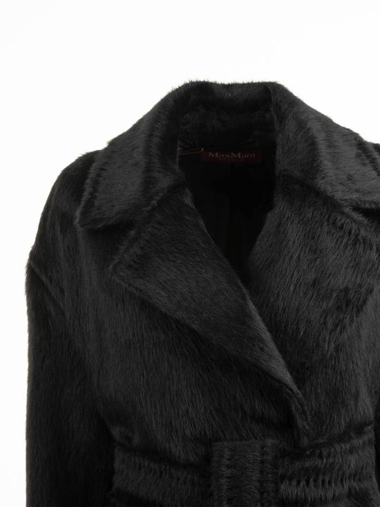 24FW 막스마라 스튜디오 코트 2426016012600 004 Black - MAX MARA STUDIO