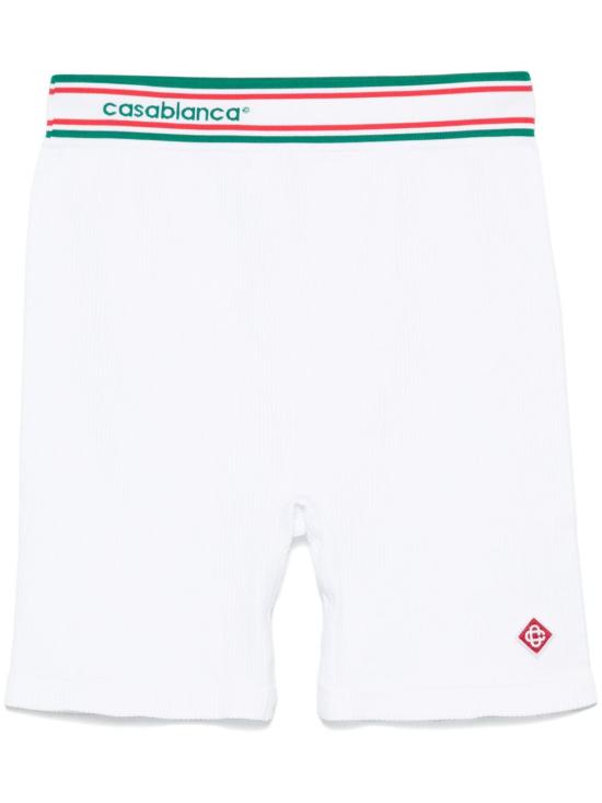 25FW 카사블랑카 숏팬츠 WAW25ACT025 01 White