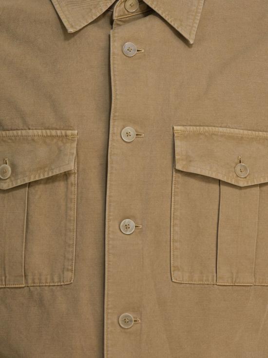 25SS 오라리 반팔 셔츠 A25SS03FDDYEDBEIGE - AURALEE