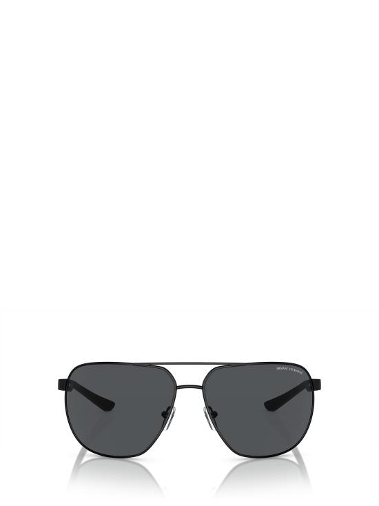 26FW 알마니 에비에이터 선글라스 AX2047S 600087 MATTE BLACK