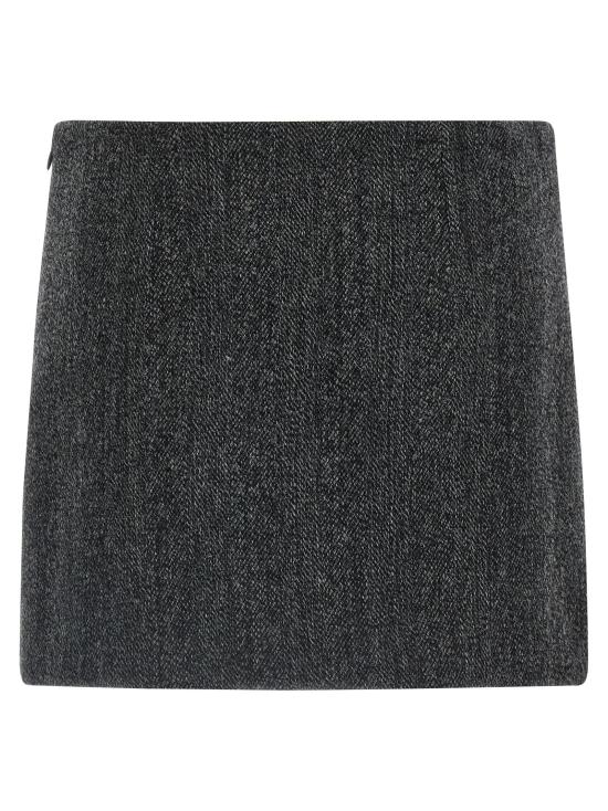 25FW 파로쉬 숏 스커트 D630447LOWOLF837 - PAROSH