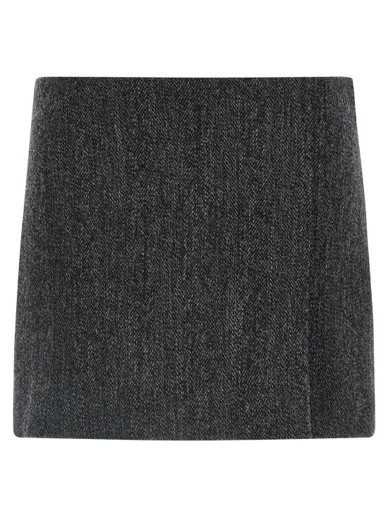 25FW 파로쉬 숏 스커트 D630447LOWOLF837