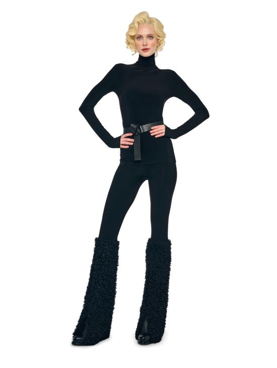 25FW 노마카말리 터틀넥 KK2296PL041001black - NORMA KAMALI