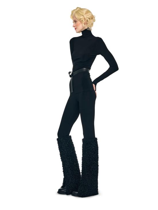 25FW 노마카말리 터틀넥 KK2296PL041001black - NORMA KAMALI