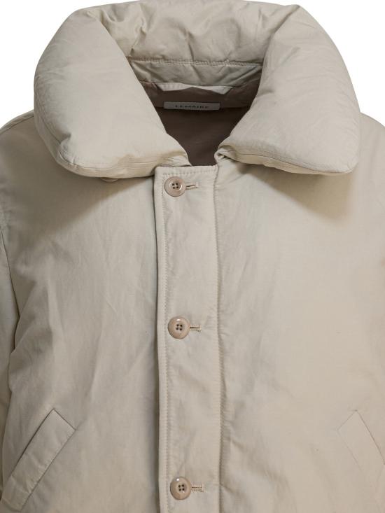 25FW 르메르 숏 푸퍼 블루종 OW1151LF1019WH050 White - LEMAIRE