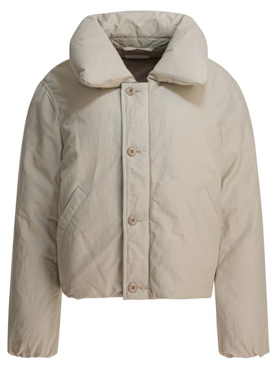 25FW 르메르 숏 푸퍼 블루종 OW1151LF1019WH050 White