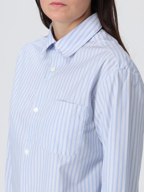 25FW 아페쎄 블라우스 COHJJF12531 IAB Gnawed Blue - A.P.C.