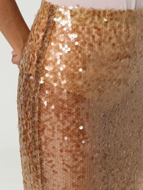 25FW 엘리자베타프랜치 미디 스커트 GO110 EA2 Honey - ELISABETTA FRANCHI