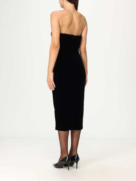 25FW 톰포드 롱 원피스 AB3571FAX1335 LB999 Black - TOMFORD