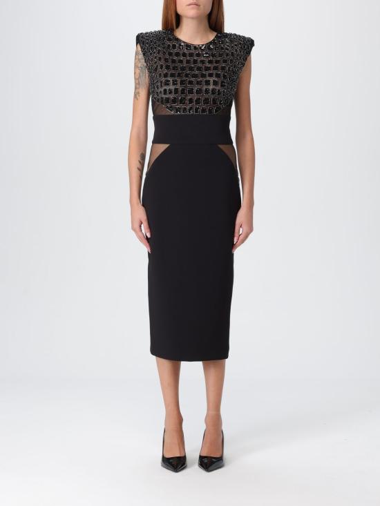 25FW 엘리자베타프랜치 롱 원피스 AB834 110 Black