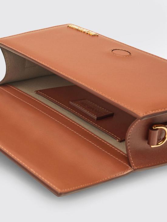 25FW 자크뮈스 라지 밤비노 크로스바디 플랩 백 BAW00007AC01C04 811 Brown - JACQUEMUS