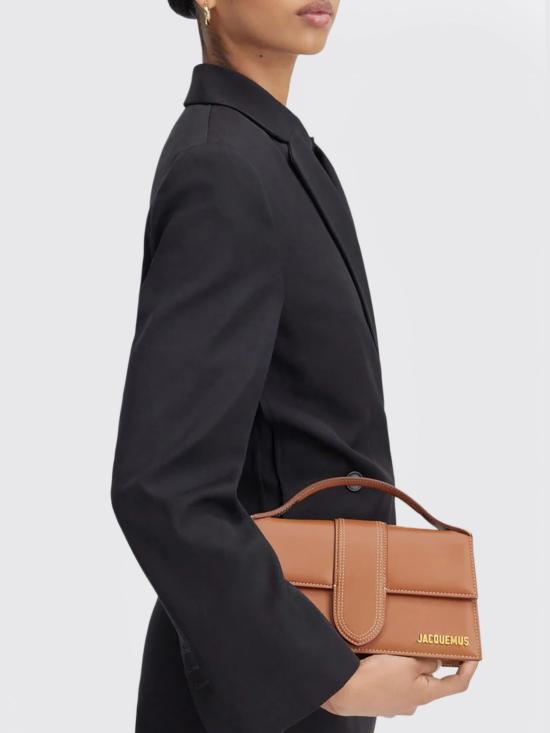 25FW 자크뮈스 라지 밤비노 크로스바디 플랩 백 BAW00007AC01C04 811 Brown - JACQUEMUS