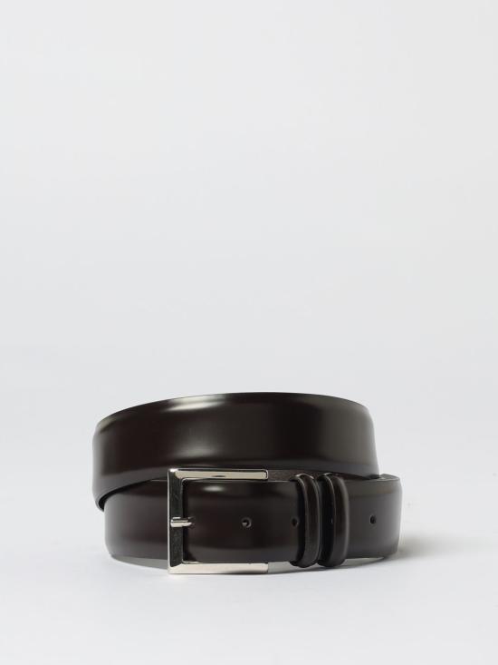 25FW 오르치아니 가죽 벨트 U03202CAF T MORO Brown