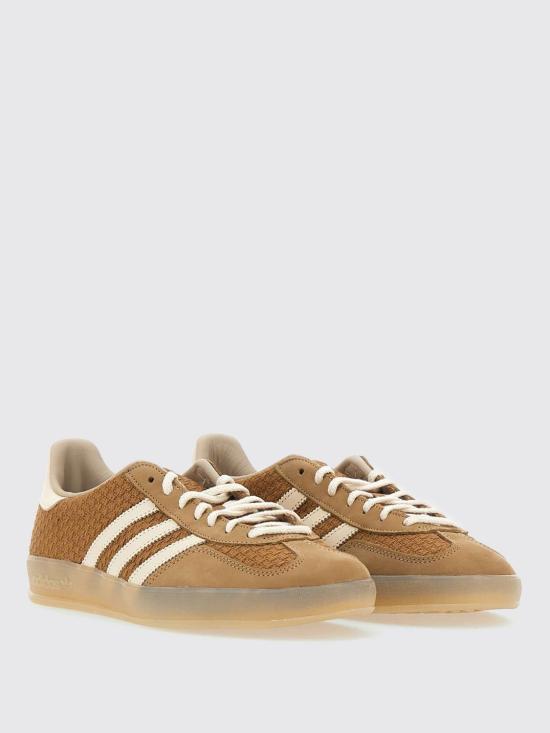 25FW 아디다스 가젤 인도어 스니커즈 JR8851 Beige - ADIDAS