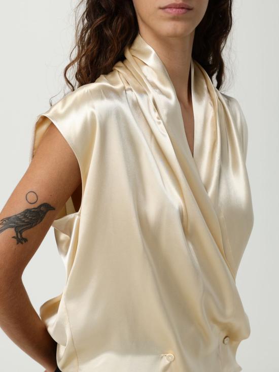 25FW 알베르타 페레티 블라우스 02276627 0006 Ivory - ALBERTA FERRETTI