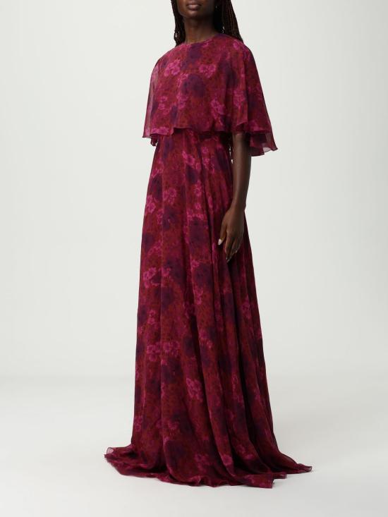 25FW 지암바티스타 발리 롱 원피스 25FWSVCL5087 91PRI P076 Burgundy - GIAMBATTISTA VALLI