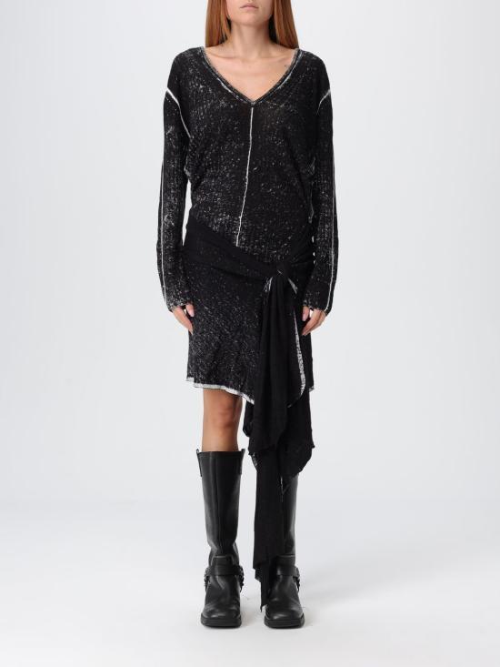 25FW 디젤 롱 원피스 A188640BJBRM 9XX Black