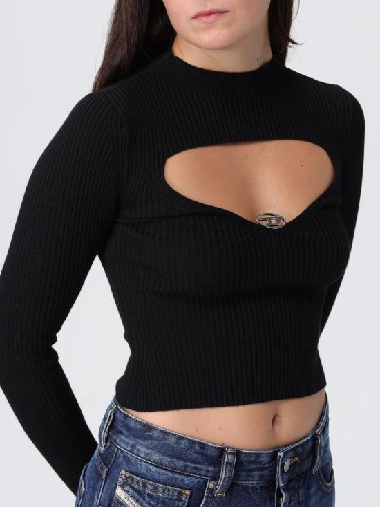 25FW 디젤 긴팔 티셔츠 A189040PLBFM 9XX Black - DIESEL