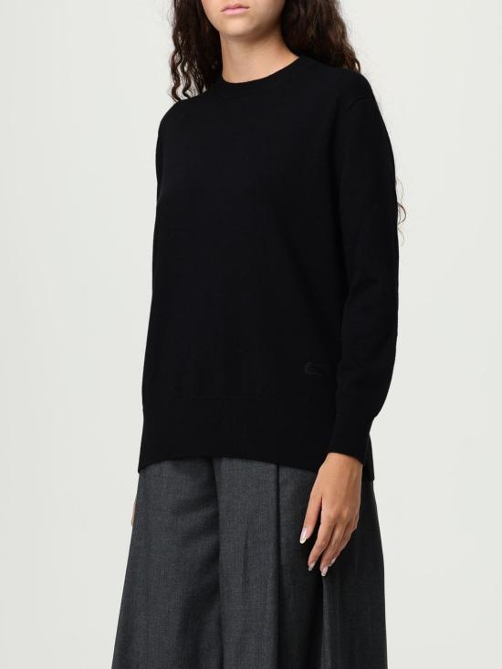 25FW 아뇨나 스웨터 K110018 4K120N K09 Black - AGNONA