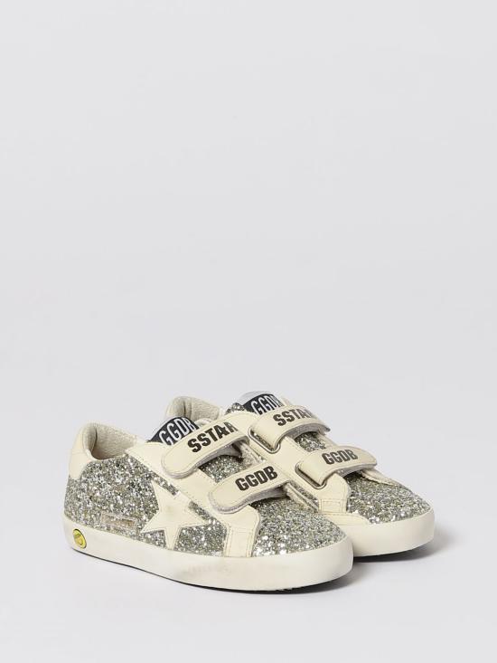 25FW [키즈] 골든구스 스니커즈 GYF00111F00531465195 Silver - GOLDEN GOOSE