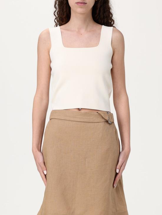 25FW 위켄드막스마라 민소매 티셔츠 2515361022600 002 Beige