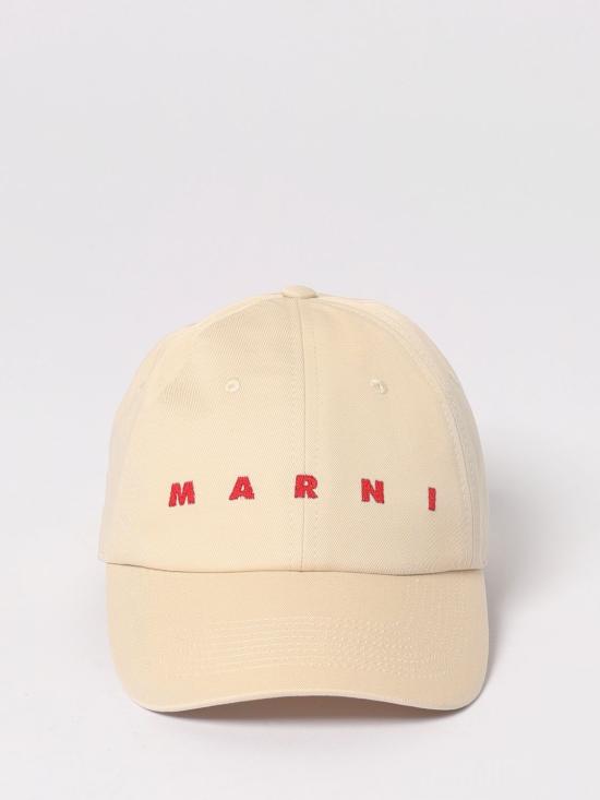 25FW 마르니 볼캡 CLZC0108S0UTC311 00W06 Beige - MARNI