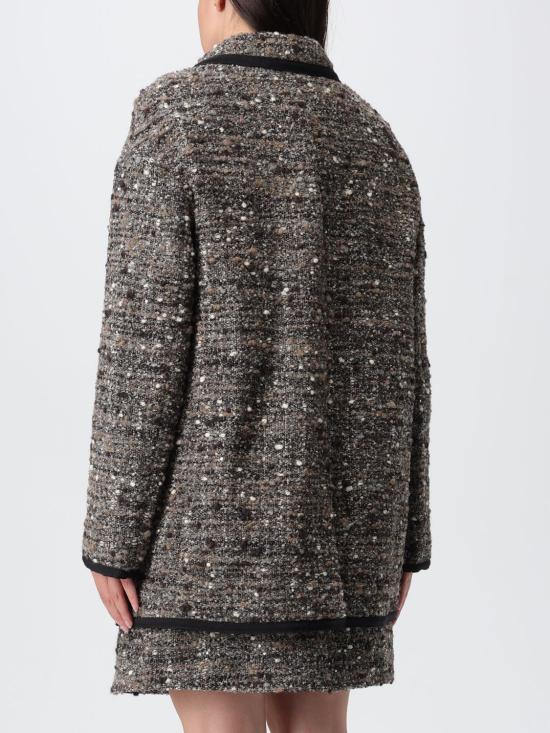 25FW 지암바티스타 발리 코트 25FWSVCA8016 77GRO M029 Brown - GIAMBATTISTA VALLI