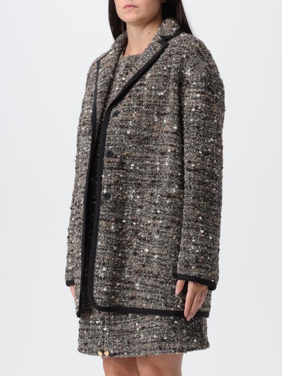 25FW 지암바티스타 발리 코트 25FWSVCA8016 77GRO M029 Brown - GIAMBATTISTA VALLI