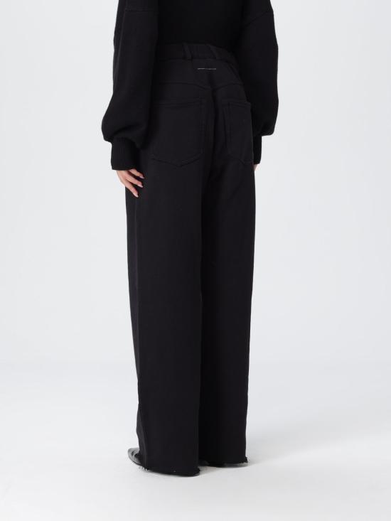 25FW MM6 메종마르지엘라 데님 팬츠 S52KA0548M25014 900 Black - MM6 MAISON MARGIELA