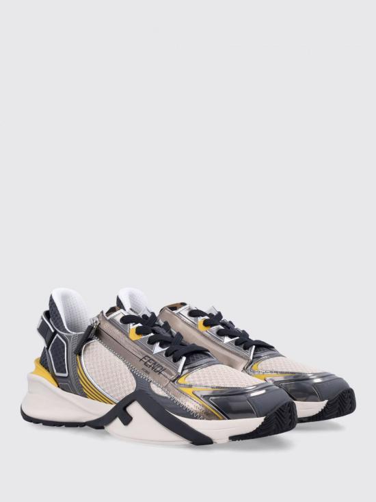 25SS 펜디 플로우 테크니컬 메쉬 러닝 스니커즈 7E1689ASAK F1RTH Multicolor - FENDI