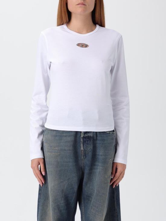 25FW 디젤 반팔 티셔츠 A1943800CLBR 100 White