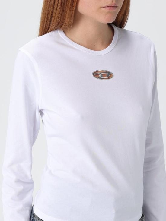 25FW 디젤 반팔 티셔츠 A1943800CLBR 100 White - DIESEL