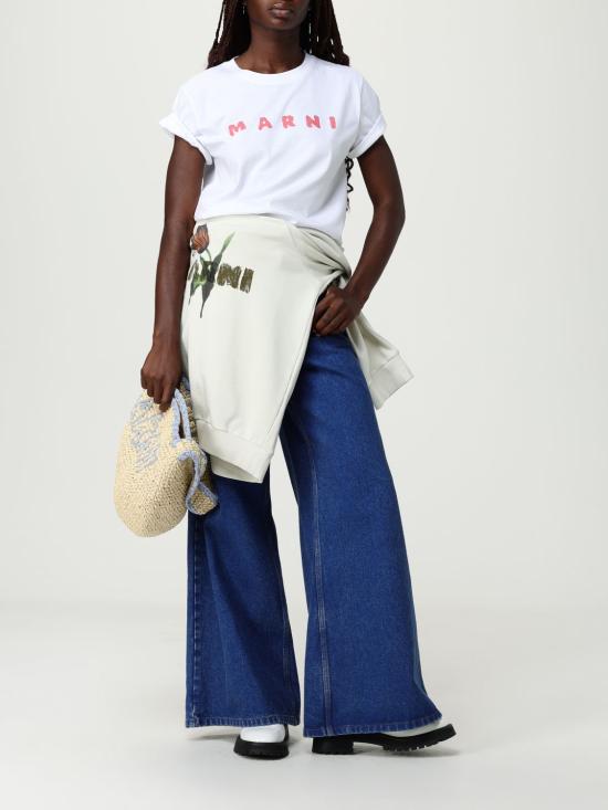 25FW 마르니 스웨터 FLJE0128PAUSCY32 LOW09 White - MARNI