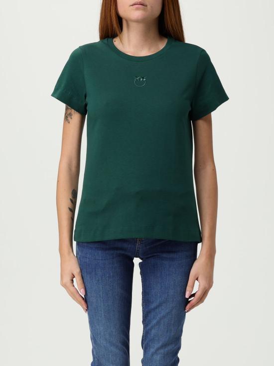 25FW 핑코 반팔 티셔츠 100355A2RD X79 Green