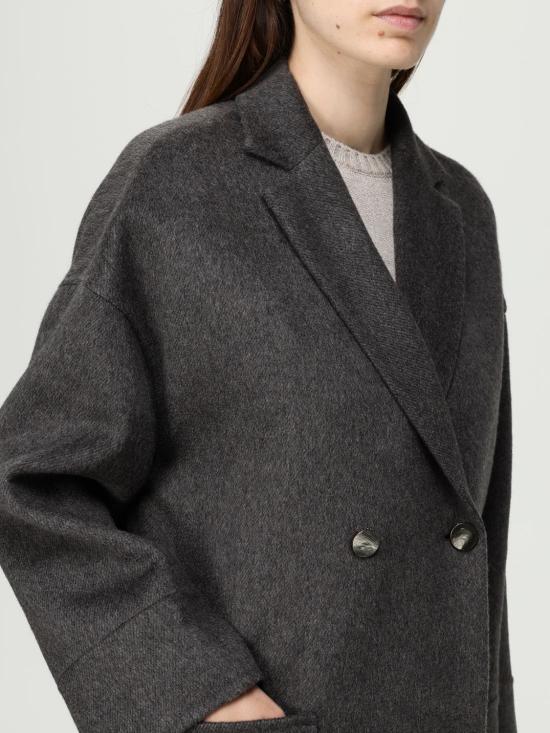 25FW 아뇨나 코트 TL1002 D7028 080 Brown - AGNONA