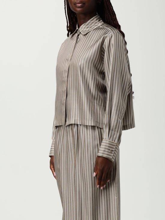 25FW 막스마라 블라우스 2521116171600 002 Brown - MAX MARA