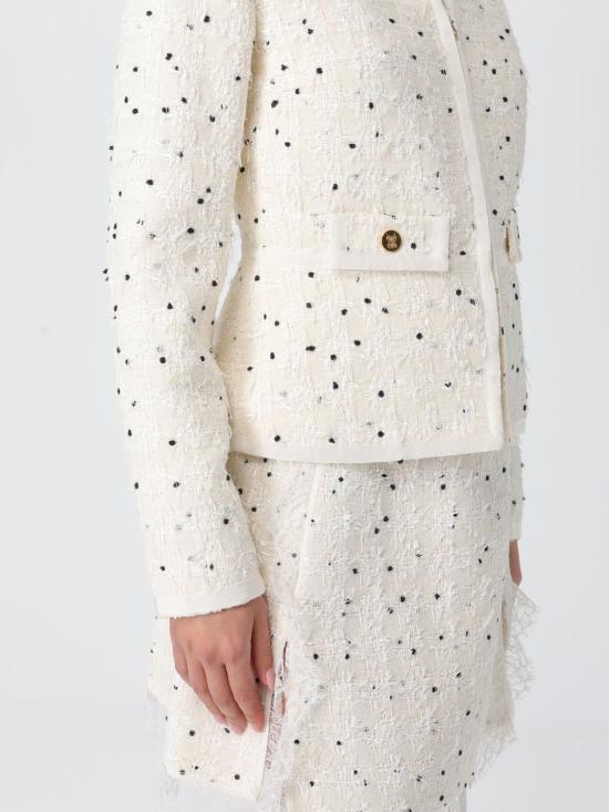 25FW 지암바티스타 발리 자켓 25FWPVCA6040 28LIN M019 Yellow Cream - GIAMBATTISTA VALLI