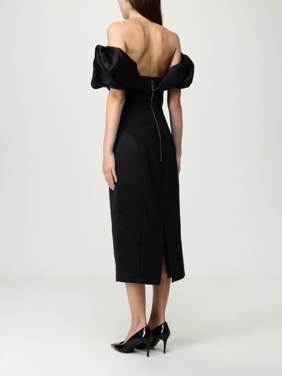 25FW 엘리자베타프랜치 롱 원피스 AB714 110 Black - ELISABETTA FRANCHI