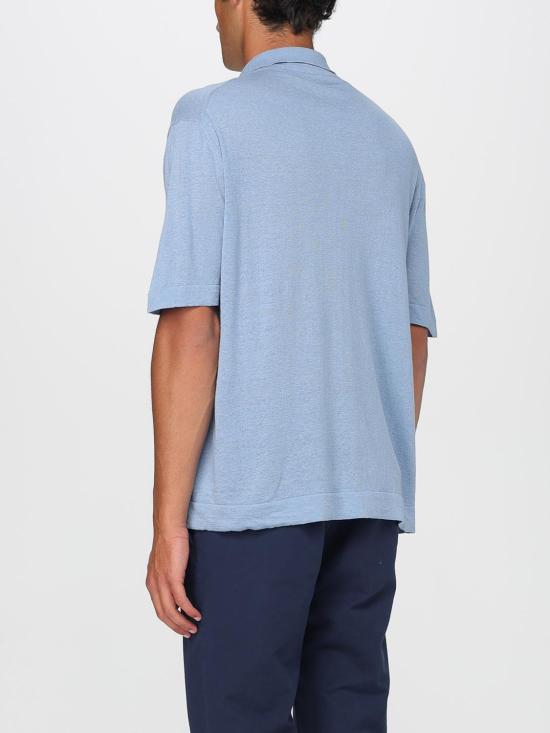 25FW 자노네 반팔 셔츠 810147Z1353 Z0990 Blue - ZANONE