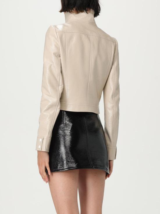 25FW 쿠레쥬 가죽 자켓 PERCBL005VY0014 9100 Grey - COURREGES