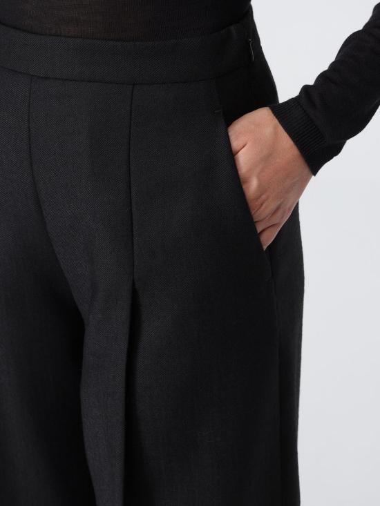 25FW 지암바티스타 발리 팔라초 팬츠 25FWPVCA3181 14STE 9999 Black - GIAMBATTISTA VALLI